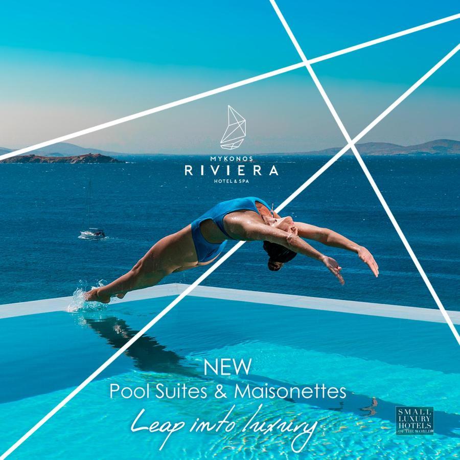 Mykonos Riviera Hotel & Spa, A Member Of Small Luxury Hotels Of The World Tourlos Exteriör bild