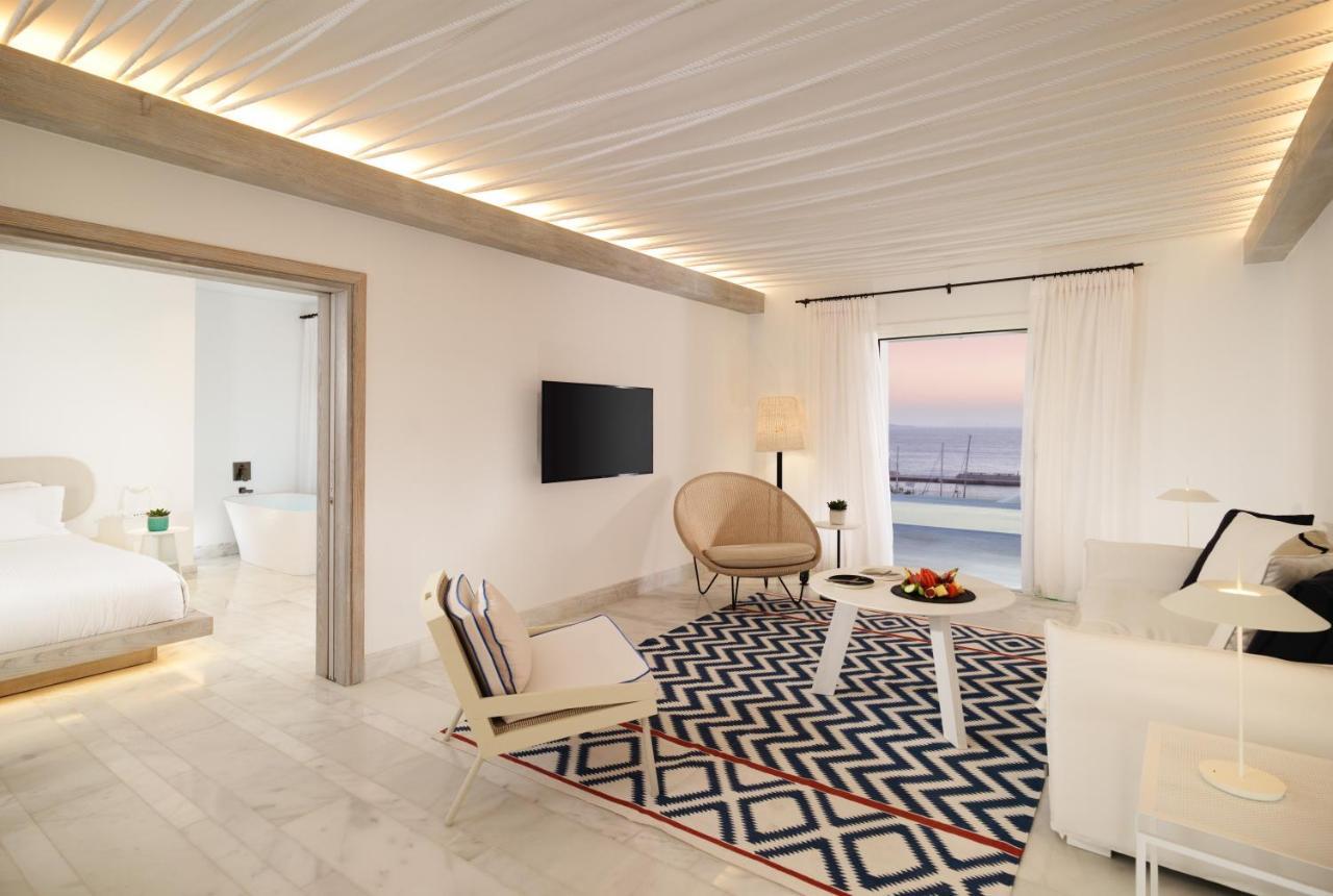 Mykonos Riviera Hotel & Spa, A Member Of Small Luxury Hotels Of The World Tourlos Exteriör bild