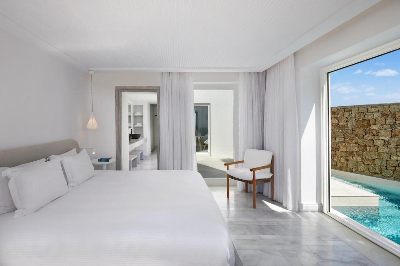Mykonos Riviera Hotel & Spa, A Member Of Small Luxury Hotels Of The World Tourlos Exteriör bild