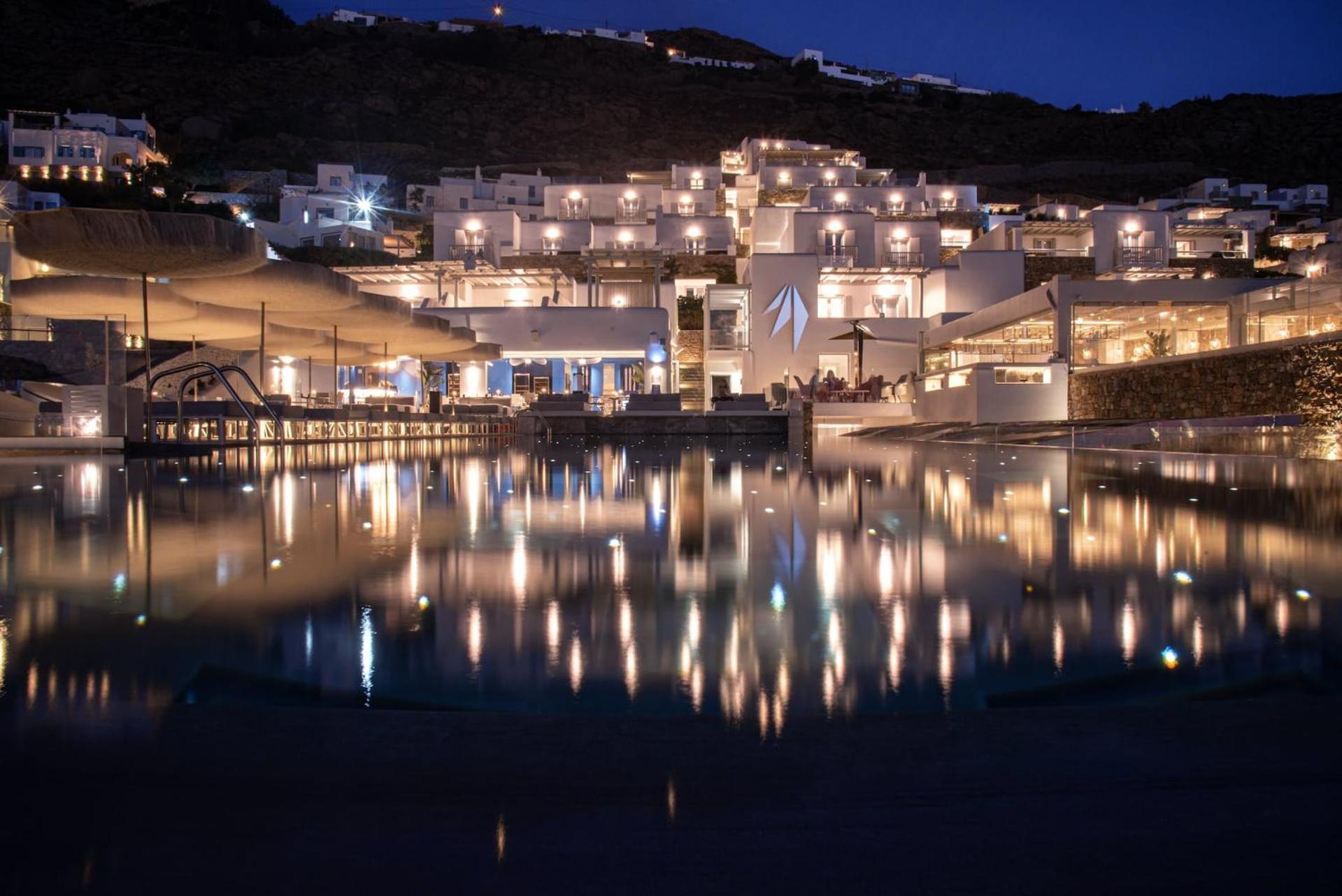 Mykonos Riviera Hotel & Spa, A Member Of Small Luxury Hotels Of The World Tourlos Exteriör bild